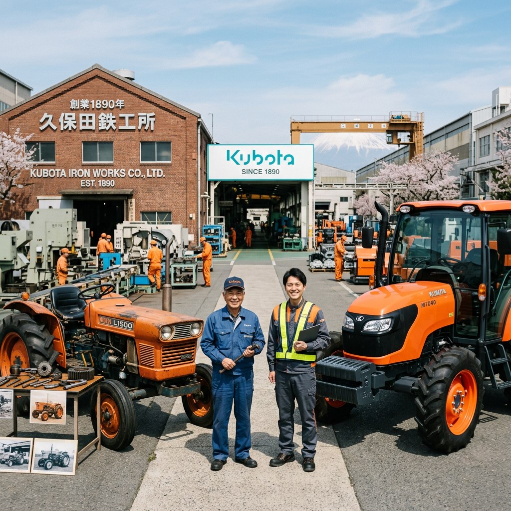 Минитрактор Kubota: история легендарного бренда, индийское подразделение и глобальное технологическое лидерство