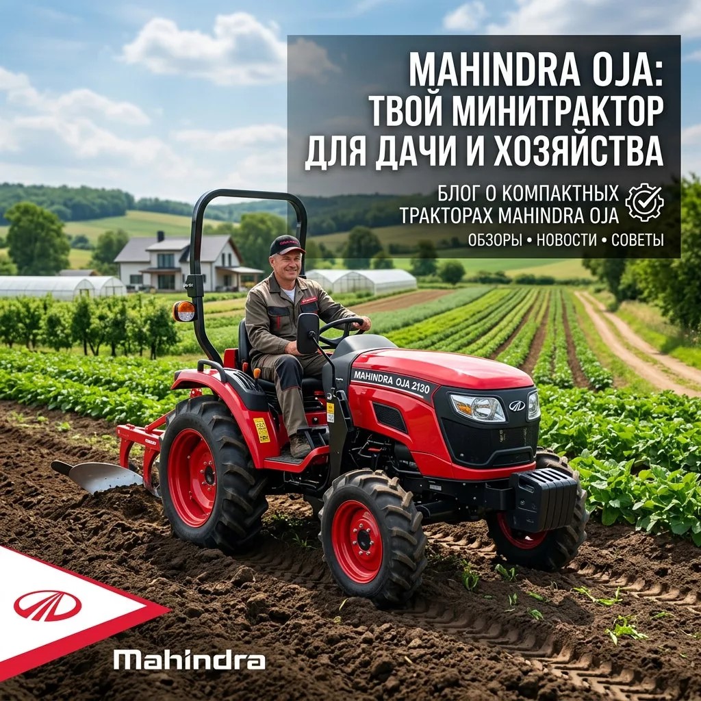 Минитракторы Mahindra OJA: российская линейка, которая меняет правила игры